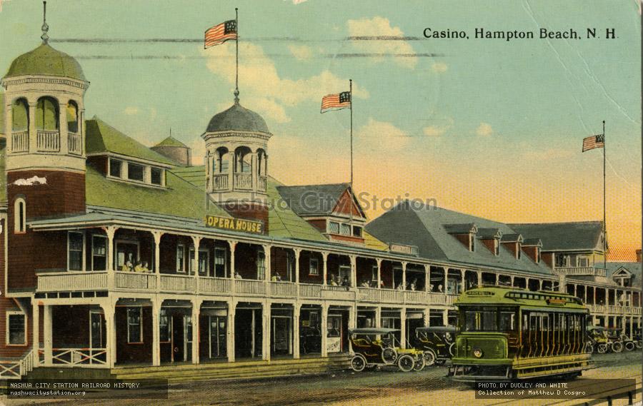 Postcard: Casino, Hampton Beach, New Hampshire